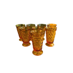 MCM Amber Drinking Glasses MCM Amber Drinking Glasses
