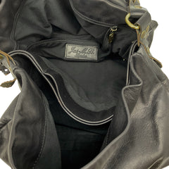 Jas MB London Black Leather Shoulder Saddle Bag Jas MB London Black Leather Shoulder Saddle Bag