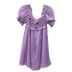 Buddy Love Jac Puff Sleeve Short Floral Sequin Dress Size XS Dress