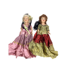 Antique Collector Pair of Vintage European Dolls Dolls