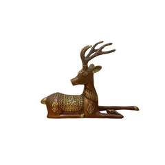 Brass Resting Buck Brass Resting Buck