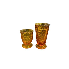 MCM Amber Drinking Glasses MCM Amber Drinking Glasses