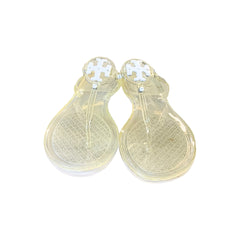 Clear Tory Jelly Sandals Clear Tory Jelly Sandals