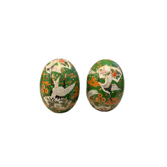 Porcelain Crane Eggs Porcelain Crane Eggs