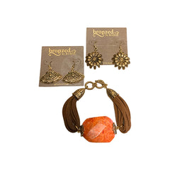 Bronze Barse Jewelry Set Bronze Barse Jewelry Set