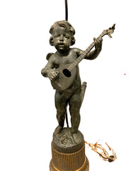 Iron Cherub Lamp Iron Cherub Lamp