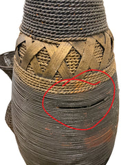 Large Wicker “Vases”