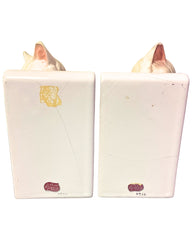 Vintage Lefton White Cat Bookends