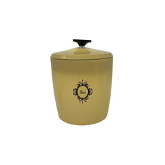 VINTAGE 1970's WEST BEND HARVEST GOLD NESTING KITCHENWARE CANISTER SET WITH LIDS