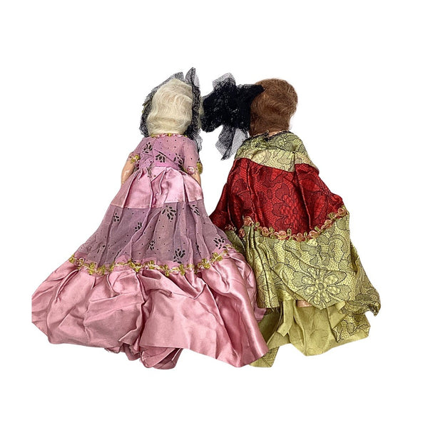 Antique Collector Pair of Vintage European Dolls