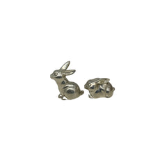 Pewter Lenox Bunny Salt & Pepper Shakers