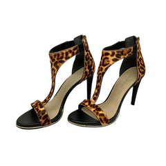 Kenneth Sandals Leopard Print Brooke Strap Sandals/8M