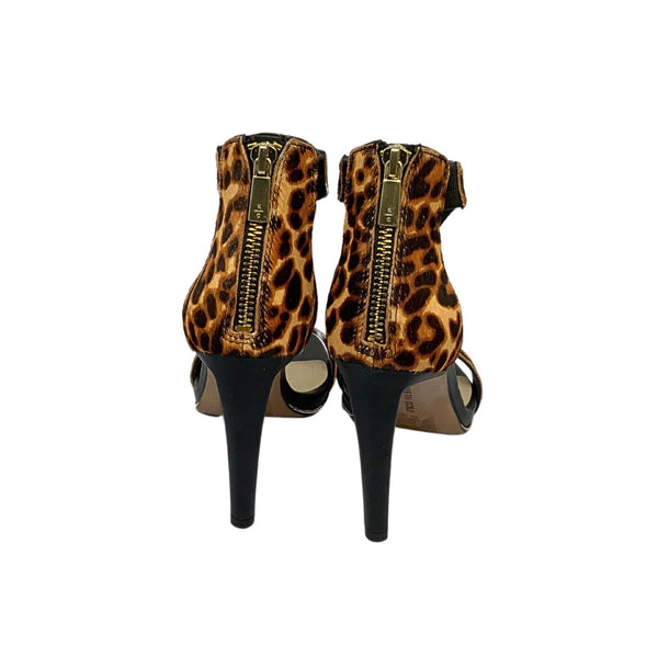 Kenneth Sandals Leopard Print Brooke Strap Sandals/8M