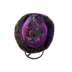 Floral Velvet Hat