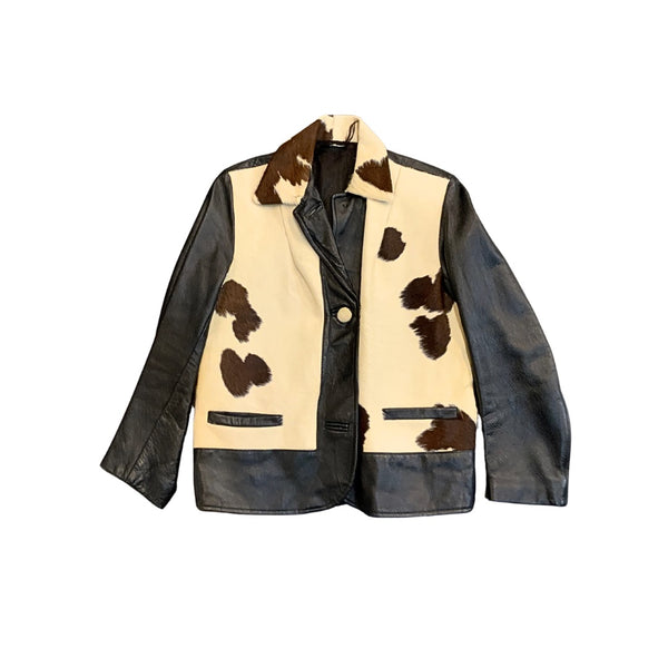 Cowhide Leather Jacket/S