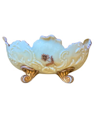 Antique Northwood Uranium Custard Ivory Glass