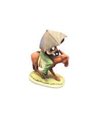 Man Riding Donkey Figurine