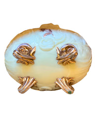 Antique Northwood Uranium Custard Ivory Glass