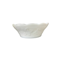 Milk Glass Punch Bowl Set