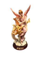 De Capoli Parrots & Angel Figurine Set
