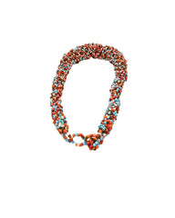 Vintage Bead Crochet Necklace