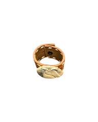 Carved Horse Leather Cuff