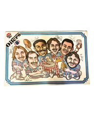 Houston Oilers Placemats-Set of 3