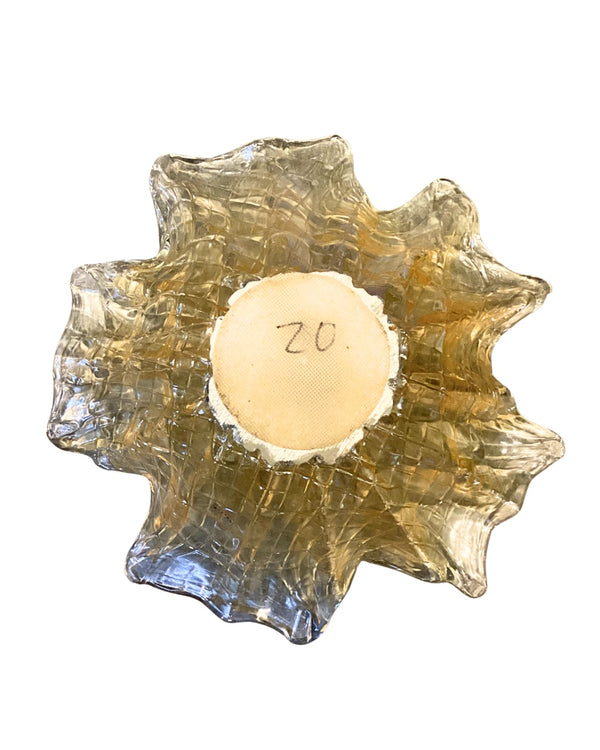 Italian Vetro Eseguito Glass Centerpiece