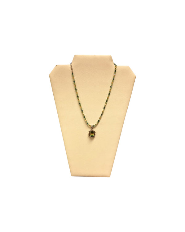 925 Silver Green Necklace