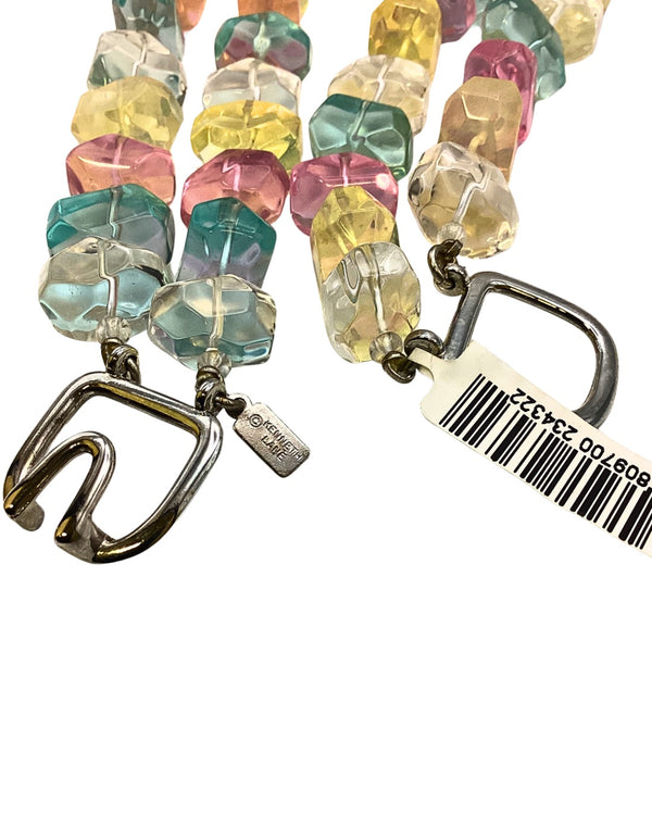 KJL Colorful 2-Strand Necklace