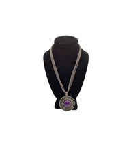 Premier Purple Medallion Necklace
