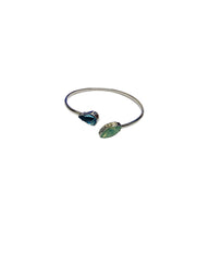 Teardrop Gemstone Cuff