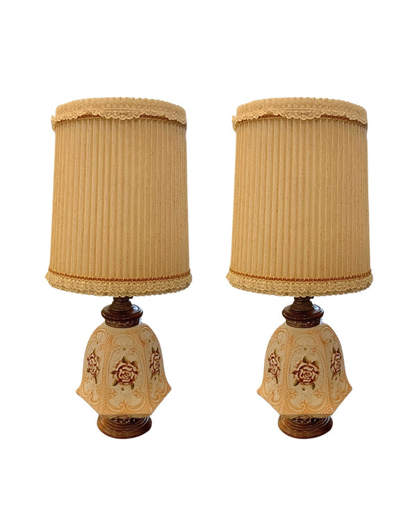 Oversized Embossed Table Lamps