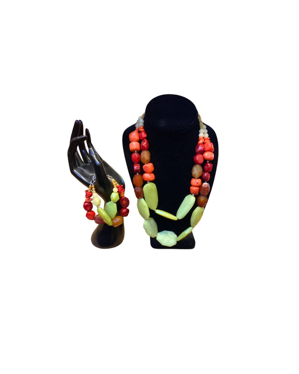 Barse 2-Strand Necklace & Bracelet Set