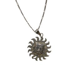 Sterling Mayan Necklace