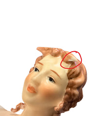 Porcelain Angel and Cherub Set