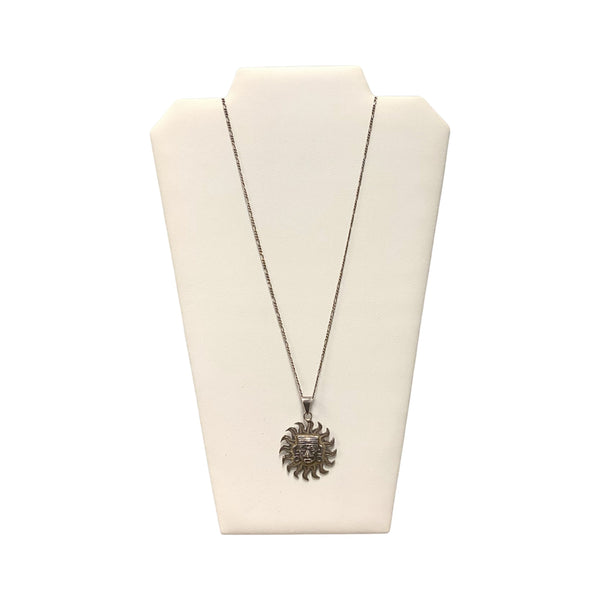 Sterling Mayan Necklace