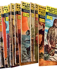 Distressed Classics Illustrated Stack- 32pc Lot