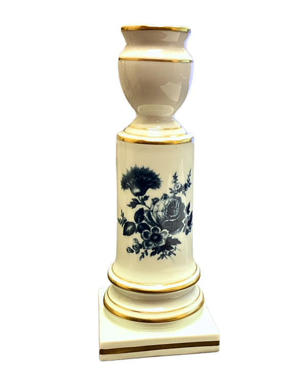 Meissen Aquatinta Porcelain Candle Holder
