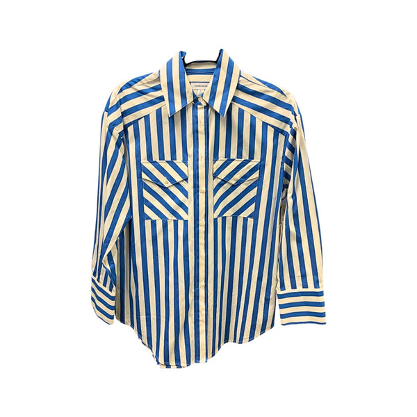 Nordstrom Poplin Button-Up XS