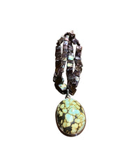 Iridescent Shell Statement Necklace