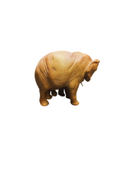 Mother & Calf Elephant Sculpture
