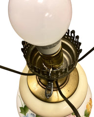 Hurricane Floral Lamp