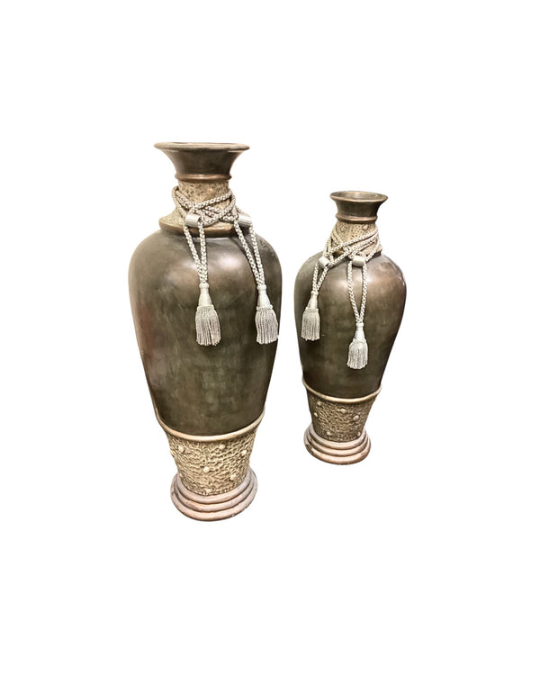 Tassel Floor Vase Set