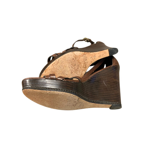 Coach Strappy Wedges