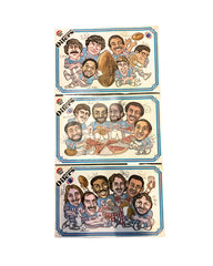 Houston Oilers Placemats-Set of 3
