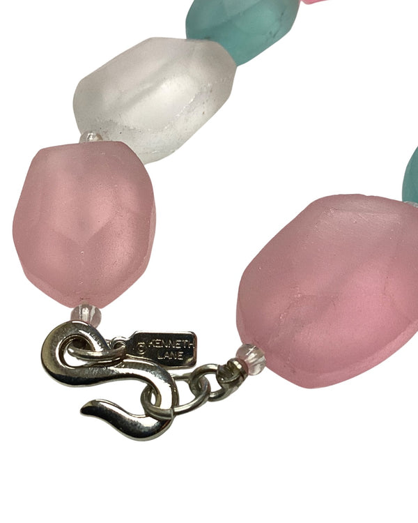 Kenneth Lane Frosted Choker