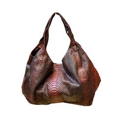 Snakeskin Hobo Bag