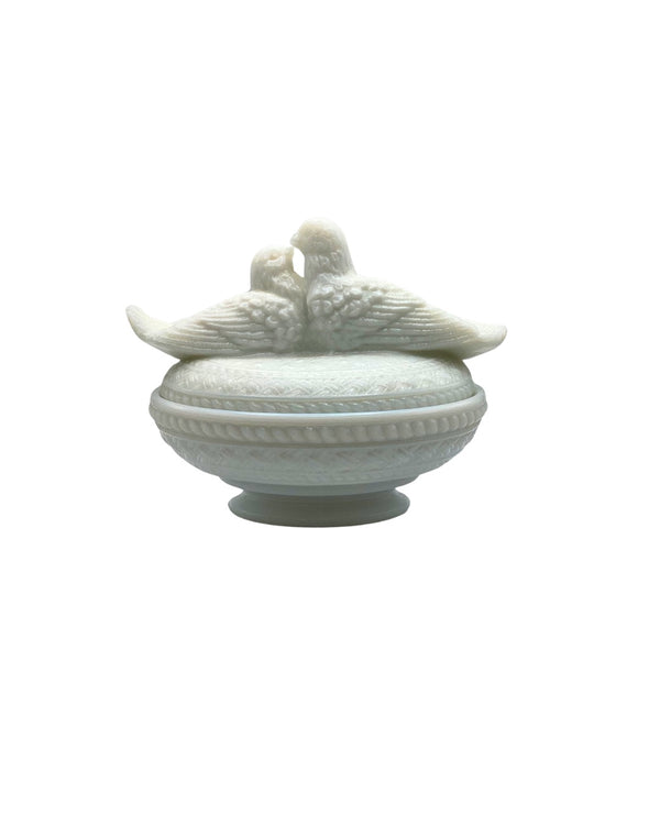 Milk Glass Candy Dish