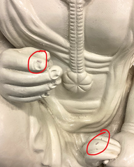 Vintage Guanyin Sculpture